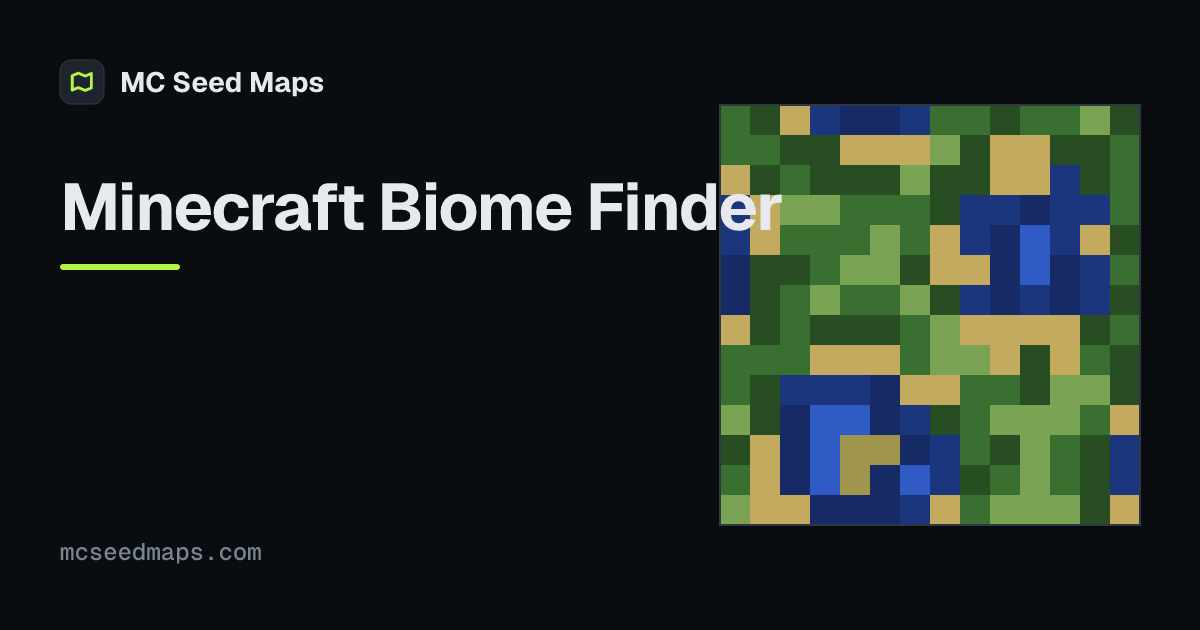 Minecraft Biome Finder – Find Any Biome by Seed